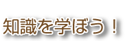 知識を学ぼう! 知識を学ぼう!